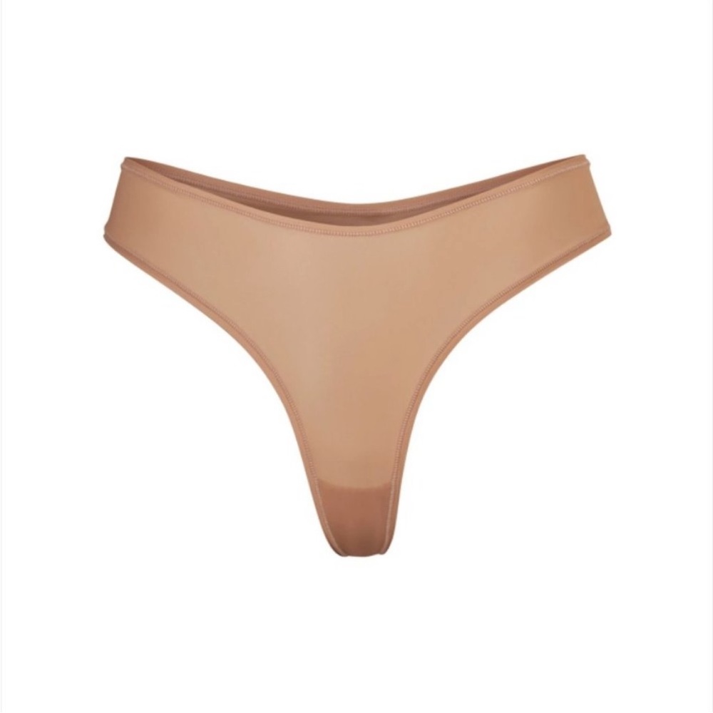 NWT SKIMS Jelly Sheer Dipped Thong SIENNA